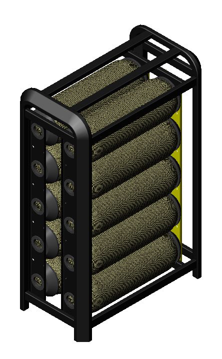 Hydrogen fuel tanks modules
